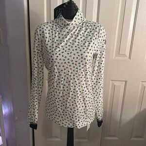 NWT moncler printed turtleneck